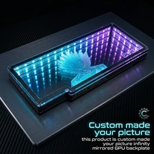 Custom Image & Size ARGB Infinity Mirror GPU Backplate / Case Panel picture