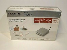 Belkin Wireless G Router 4-port switch - 802.11b/g Brand New Sealed in Box picture