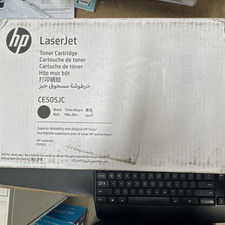 HP CE505JC Black Toner Cartridge Laser for HP LaserJet P2055. New unopened picture