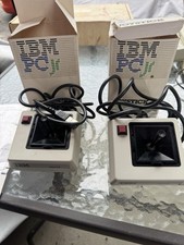 Pair IBM PC jr Joystick  Computer Controller for Gaming Vintage  PCjr  In Boxes picture