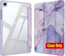 Clear Case for Galaxy Tab A11+/A9+ 11'', Lilac Marble, Lightweight Shell picture