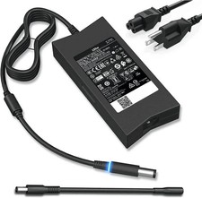 Dell Genuine 130W AC Adapter 7.4mm  With Converter Cable For DELL 7.4mm To 4.5mm picture