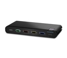 Belkin 2nd Gen 4-Ports Single-Head Secure KVM Switch F1DN104KVM-UN-4 Unopened picture