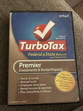TurboTax 2010 Premier Federal State Investments Rental Property Windows Mac picture