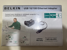 Belkin F5D5050 USB to 10/100 Ethernet Adaptor & CD. 4 Internet Notebook Computer picture