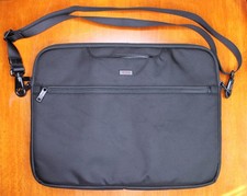 TUMI Black Ballistic Nylon Slim Padded Laptop Brief Case / Sleeve picture