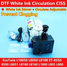 DTF Ink System CISS For Epson Et8550 L1800 L800 L805 L8050 XP600 Printer picture