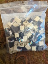 Lot Of 75  Almond Cat 3 Voice Jacks New picture