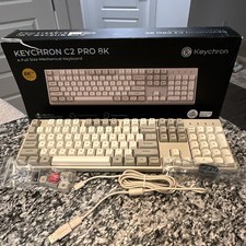 Keychron C2 Pro 8K RGB Mechanical Gaming Keyboard - Retro picture