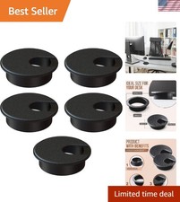 Safe and Durable Black Desk Grommet 2