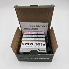 NEW ​4-PK 923XL 923e Ink Cartridge Set for HP OfficeJet Pro 8120 8130 8135e 8138 picture