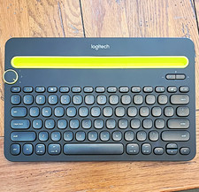 Logitech K480 Compact Portable Bluetooth Keyboard QWERTY English Black/Yellow picture