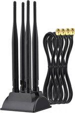 2.4Ghz 5Ghz Dual Band Wifi Antenna with 4 RP-SMA Male Connector | picture
