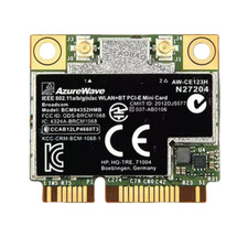 HP Broadcom BCM94352HMB 4352 WiFi+ BT 4.0 867 Mbps Card 802.11 ac SPS 724935-001 picture