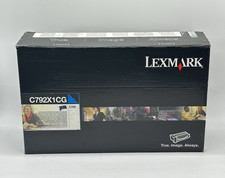 Genuine Lexmark C792 Toner Cartridge - Cyan (C792X1CG) picture