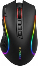 E-YOOSO Wireless RGB Gaming Mouse, Tri-Mode, 8000 DPI, Rechargeable | Rapid-fir picture