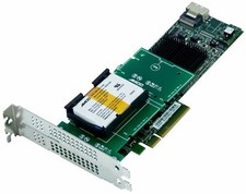 CONTROLLER AMCC 3WARE 9690SA-4I RAID SAS SATA PCIE + BBU 190-3010-00 512MB CACHE picture