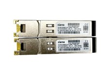 (Lot of 2) Ciena XCVR-B00CRJ 10GBase-T SFP+ Copper Transceiver Module RJ45 10GbE picture