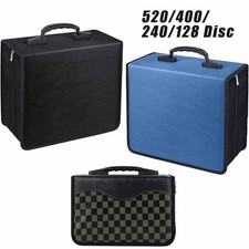 128/240/400/520 Disc CD/DVD Binder Wallet Portable Storage Bag Organizer Case picture