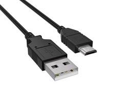 USB 2.0 Type A Male to Micro B Male Cable- 0.5ft / 1ft / 3ft / 6ft / 10ft / 15ft picture