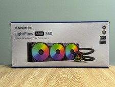 MONTECH LightFlow ARGB 360 CPU Liquid Cooler, 360mm AIO with Infinity... BLACK picture