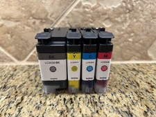 Genuine Brother LC3039 XXL Ultra INKvestment TANK Full Set 4 Pack  - Used picture