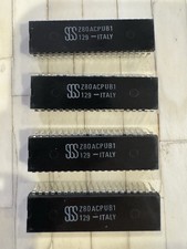 Z80 CPU Z80ACPUB1 SGS Italy M880 Vintage 8-bit Microprocessor NOS Lot Of 4 picture