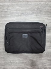 TUMI Alpha Black Ballistic Laptop Sleeve Padded Case Zippered Cover Pouch picture