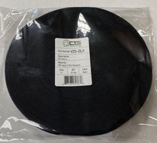 Lot of 5 - V25-BLK - CTS hook and loop cable management rolls, 3/4” x 25 yard picture