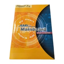 RARE ECS P6IWP-FE MOTHERBOARD USER MANUAL  & CD RM4-BIN29-2 picture