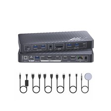 AV Access 8K KVM Switch 2 Monitors 2 Computers for Laptop & Desktop, 100W USB... picture