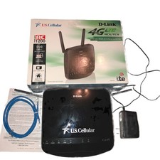 D-Link DWR-961 4G LTE AC1200 Dual-Band Router SIM Slot 4-Port US Cellular picture