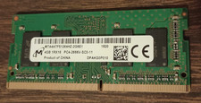 Micron 4GB DDR4 SO-DIMM 260Pin Memory Module - 1Rx16 PC4-2666V-SC0-11 picture