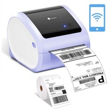Phomemo 4X6 Shipping Label Printer Bluetooth Thermal Label Maker + 500pcs Lable picture