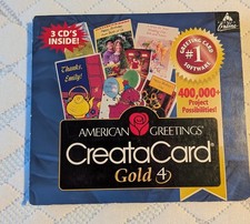 American Greetings Creatacard Gold 4 3 Disc Set 1999 picture