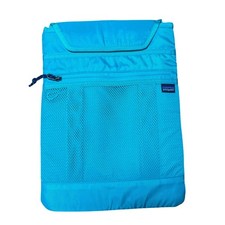Patagonia Laptop Sleeve Unisex OS Turquoise Blue Padded Mesh Zip Case picture