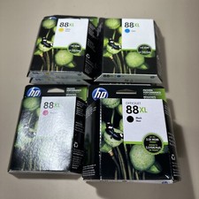 HP 88XL High Capacity Black Ink Yellow Cyan And Magenta 6 Packs picture