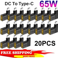 20Pcs 65W USB C Type C To PD Power Charger Adapter Square Converter For Lenovo picture