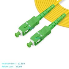 SC/APC to SC/APC SM Simplex Fiber Optic Patch Cord 10m 15m 20m 30m 40m 50m 100m  picture