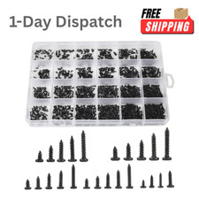 MEIYYJ 1100Pc Laptop Screw Kit M1.2-M2 Phillips Pan Head Black picture