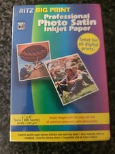 New Photo Satin Inkjet Paper RITZ Big Print 