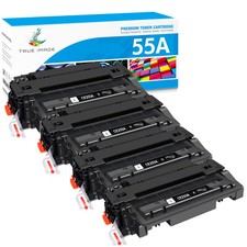 4PK High Yield CE255A 55A Toner for HP LaserJet MFP M521dz M521dw M521dn P3016 picture