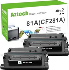 2pc Toner Cartridge 81A CF281A for HP LaserJet Enterprise MFP M630 M605, Black picture