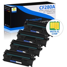 4PK Toner Cartridge for HP CF280A 80A LaserJet Pro 400 M401dn M401n M425dn INK picture