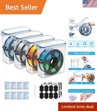 Moisture-Proof 4-Pack Filament Storage with Desiccants - 1.75mm Compatibility picture
