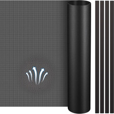 2 Pcs 1000X300Mm DIY PC Case Dust Mesh Filter | PVC Dustproof Mesh with 8 Pcs Ma picture
