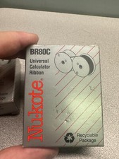 NUKOTE BR80C UNIVERSAL CALCULATOR RIBBON (BLACK/RED).LOT OF 5. . picture