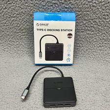 ORICO Type C Docking Station 5in1 USB C 5 Gbps Transfer Rate Windows/Linux/Mac picture