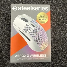 Lot of 10pcs SteelSeries Aerox 3 Wireless Gaming Mouse Snow NEW/Sealed Never Use picture