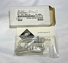 370-1678-01 Sun Microphone II with Stand, New in Box, Vintage Sun Microsystems picture